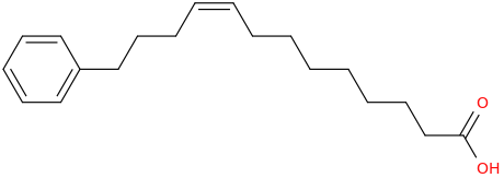 9 ​tridecenoic acid, 13 ​phenyl ​, (9z)​ 